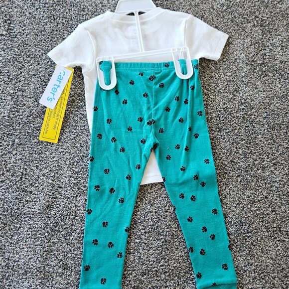 Boys 5pc Bundle:  2 pajama sets, long sleeve tee and fuzzy sweatshirt all NWT 2T - Picture 7 of 9